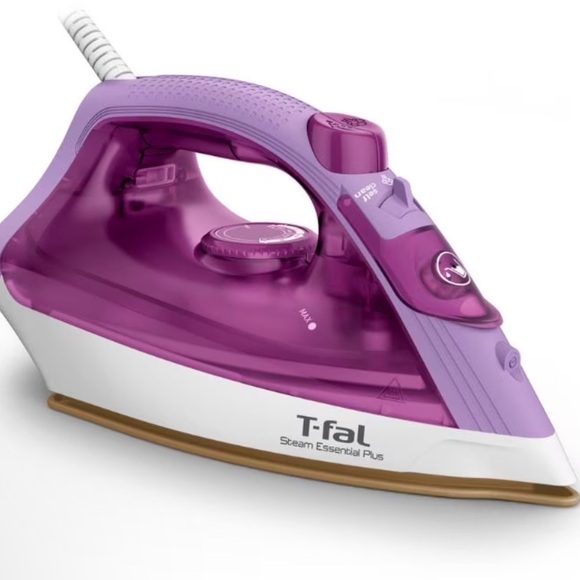 Purple T-fal Steam Essential Iron. Clothing Iron. Laundry care. Barely Used. - Picture 4 of 4